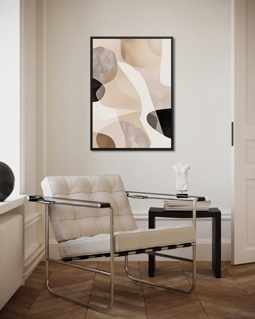 Organische vormen compositie Kunstwerk