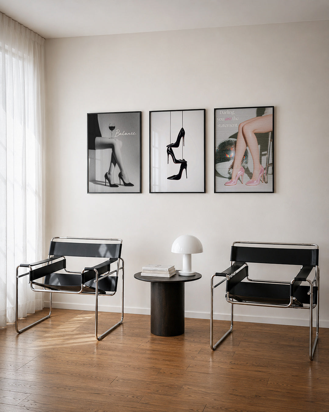 Elegante balans Posterset
