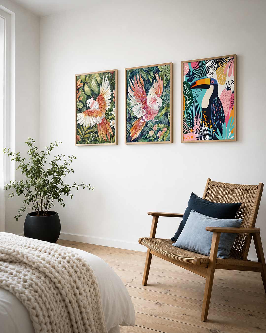 Vleugels en bladeren Posterset