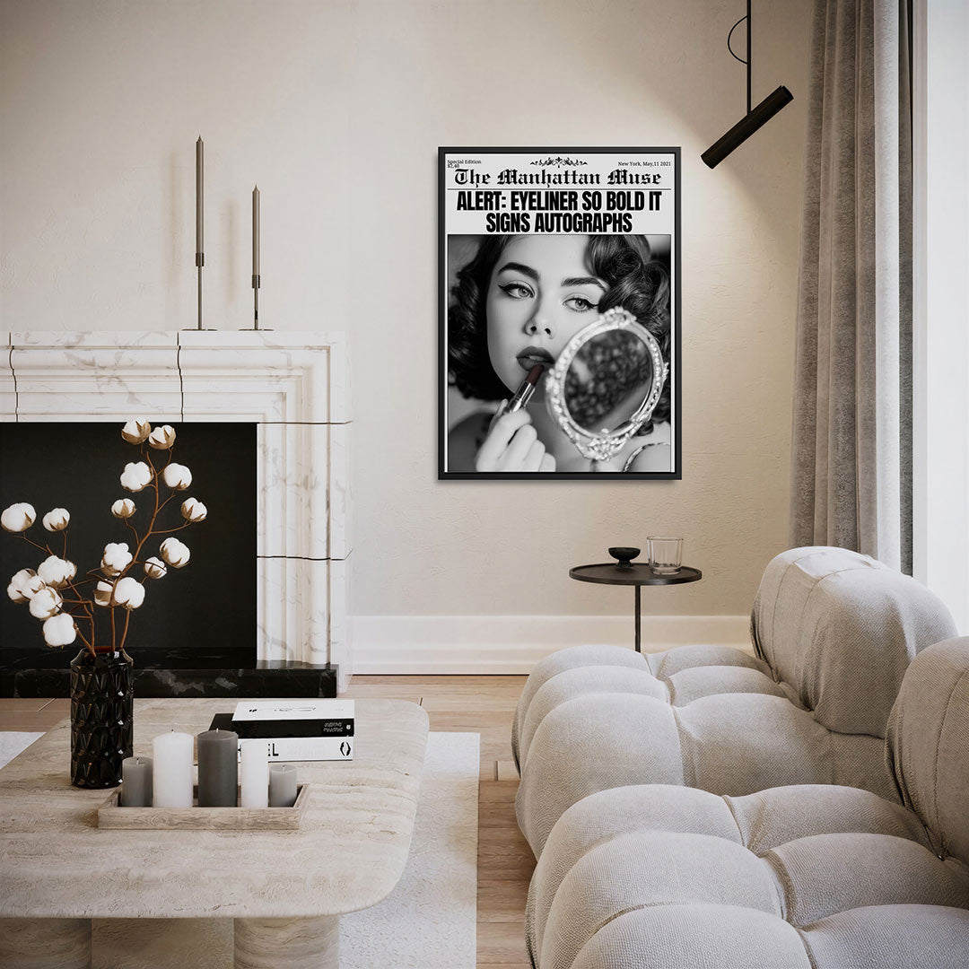 Glamoureuze blik Kunstwerk