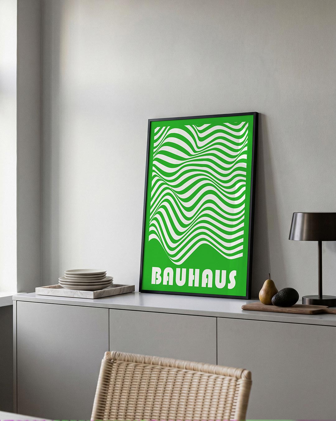 Golvend lijnenspel Poster
