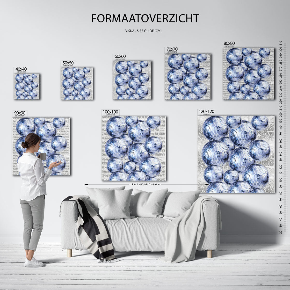 Reflecterende bollen Poster