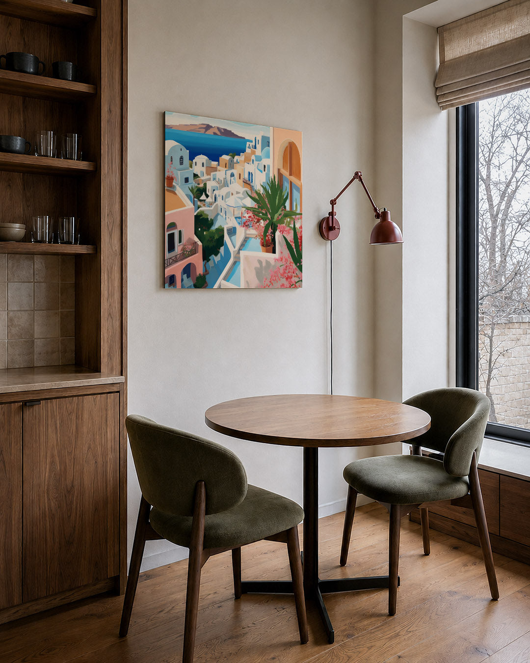 Mediterraans dorp Kunstwerk