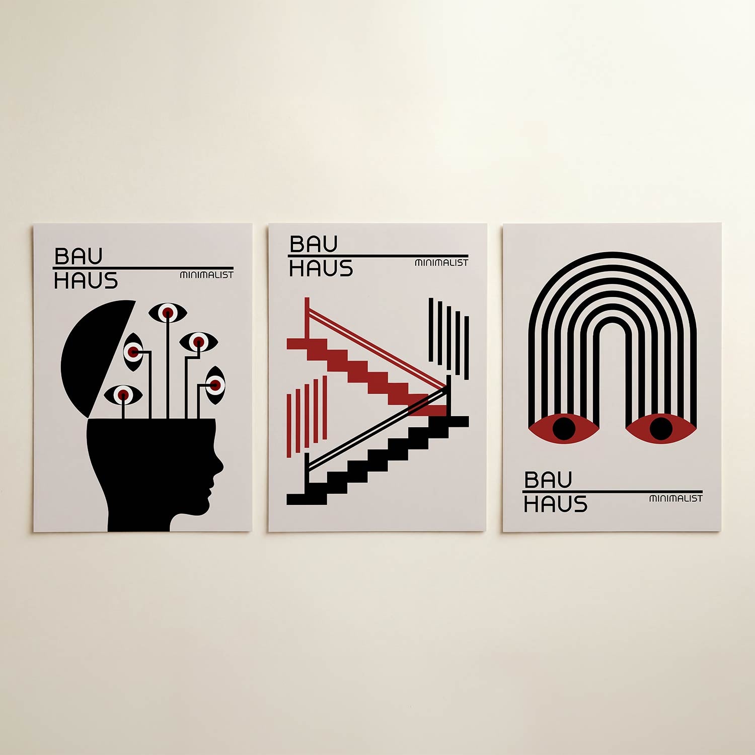 Ooglijnenspel Posterset