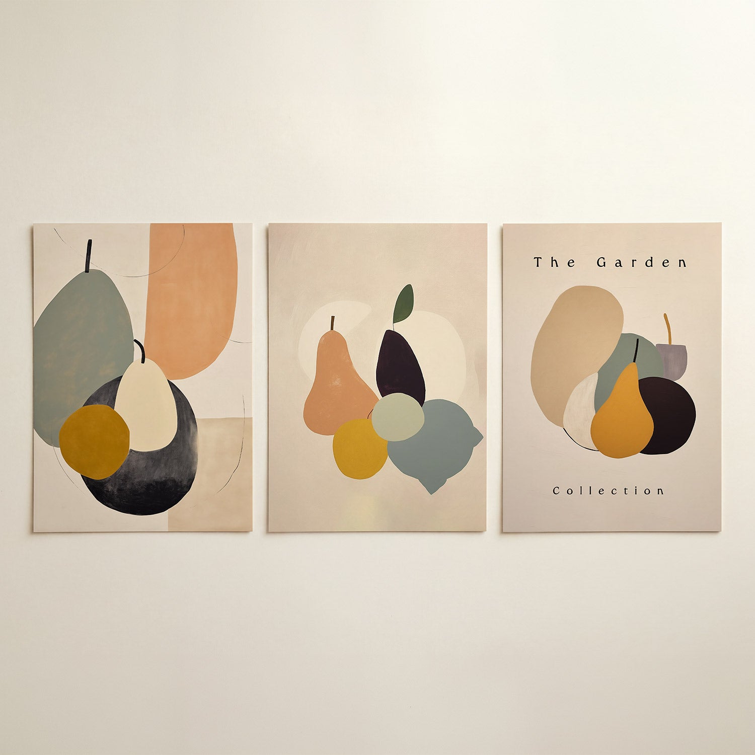 Vorm en kleurenspel Posterset