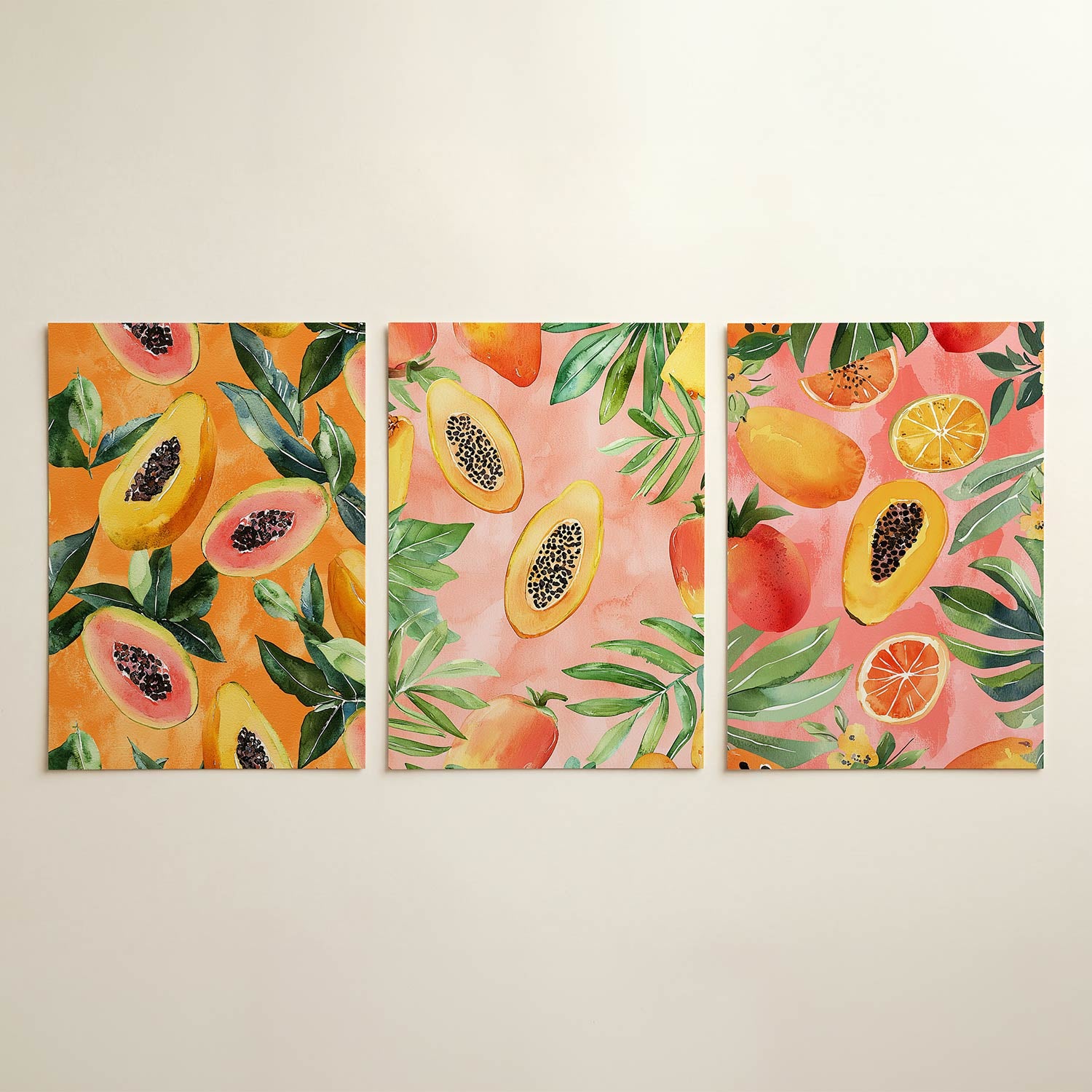 Fruitige kleurexplosie Posterset