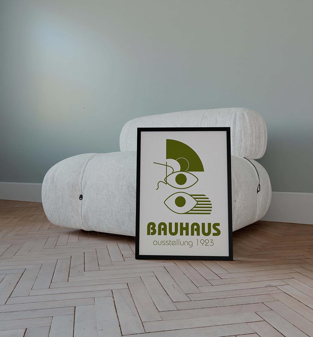 Vorm en lijnenspel Poster