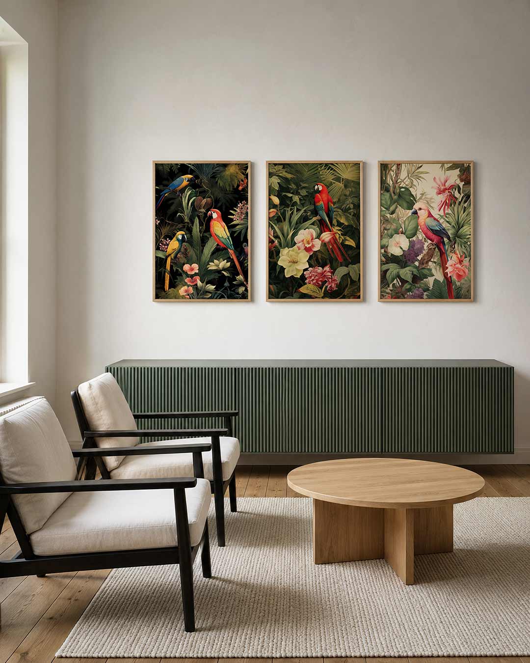 Tropische kleurexplosie Posterset