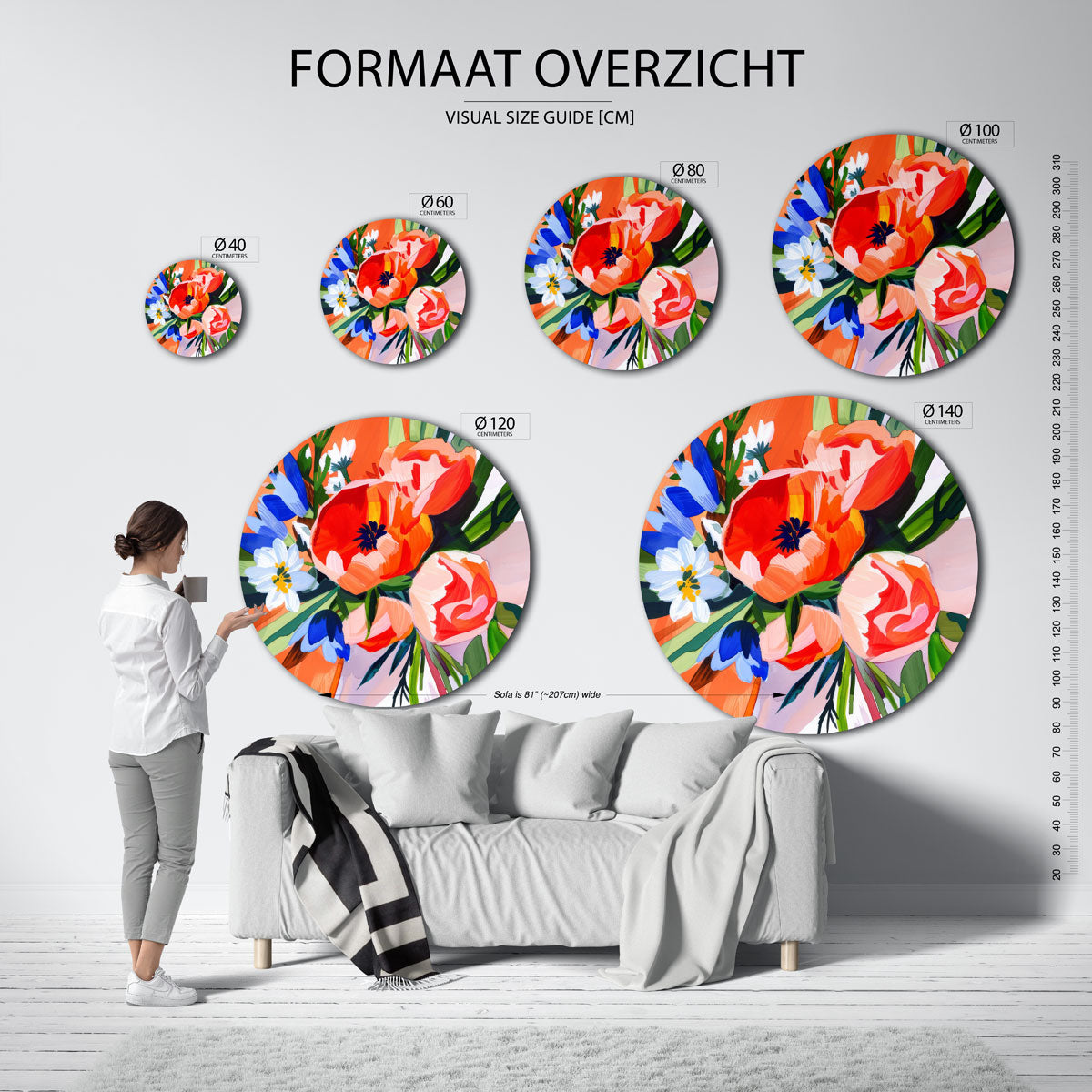 Bloemenpracht Muurcirkel