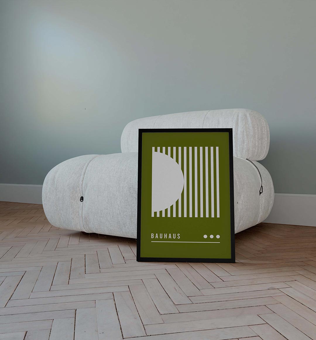 Lijnen en vormen Poster