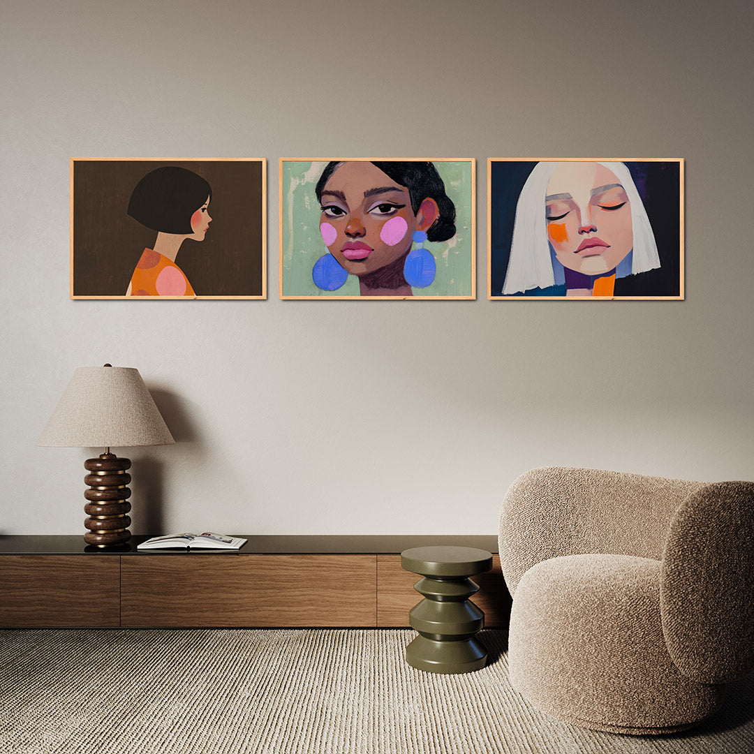 Profiel en patronen Posterset