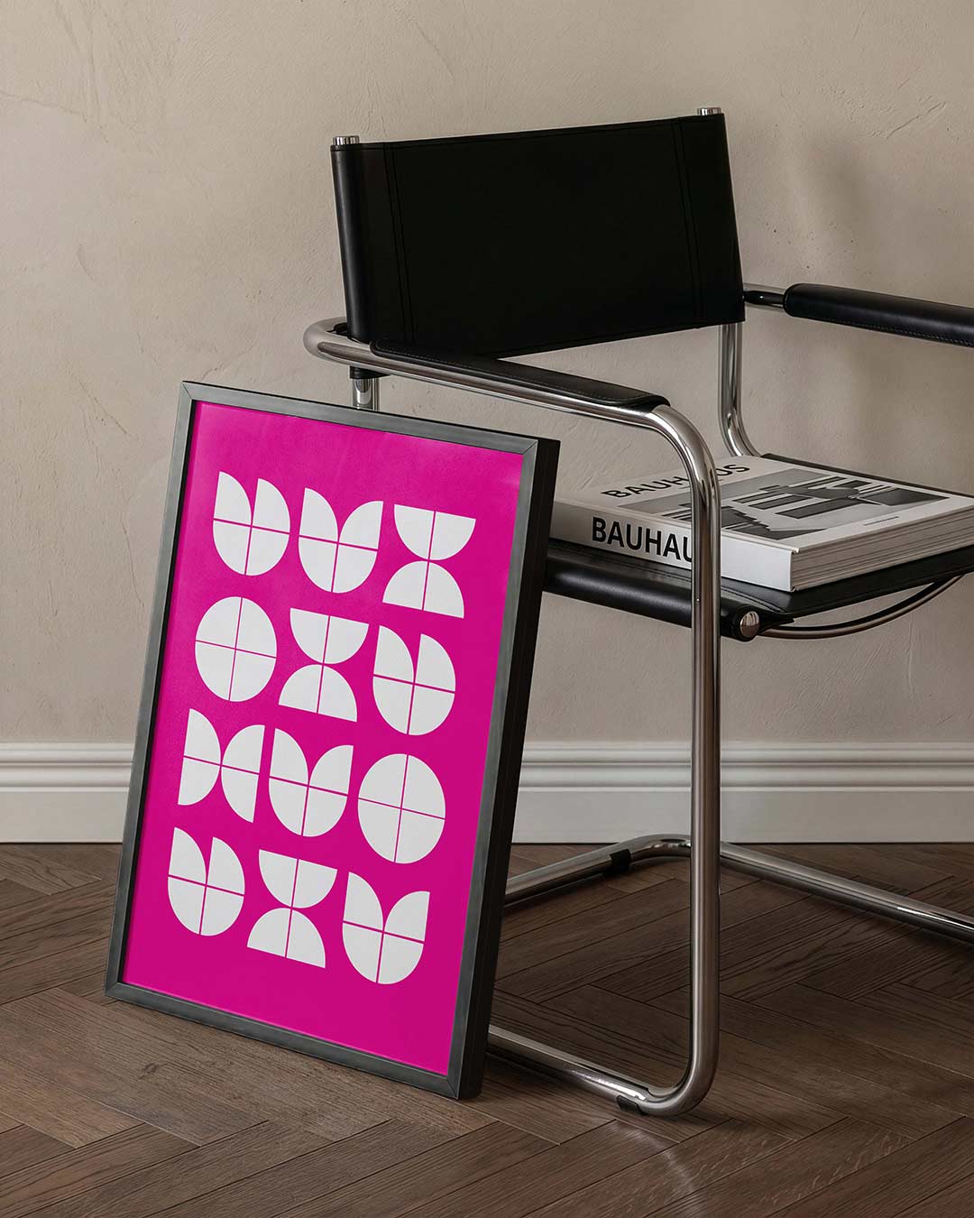 Vormenritme en kleur Poster
