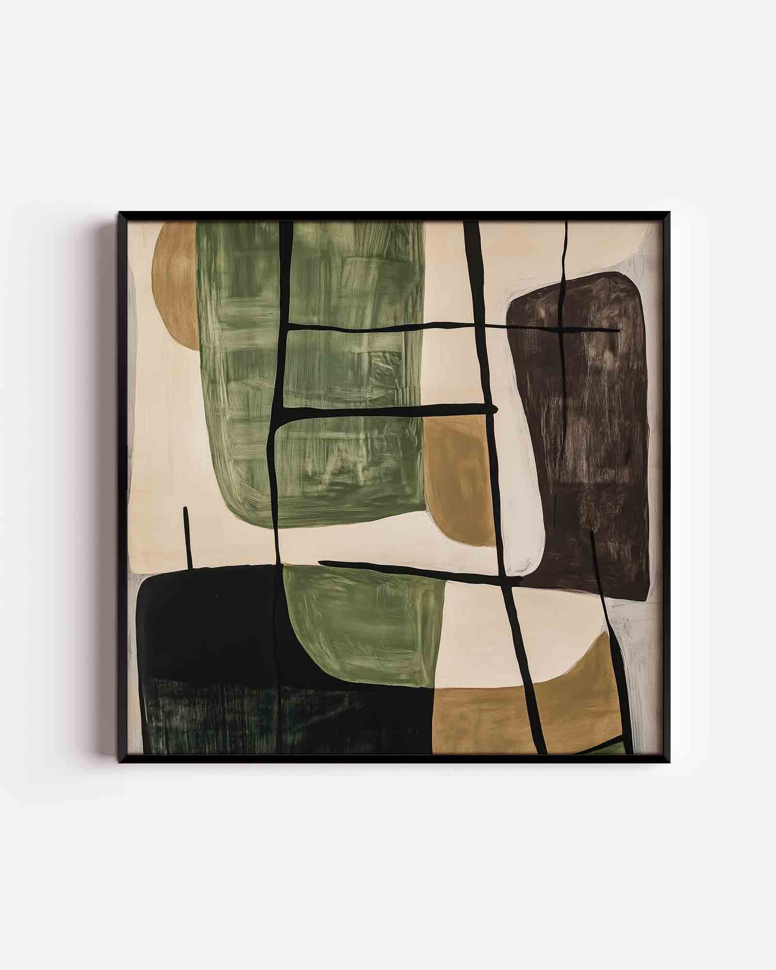 Abstracte vormen Poster