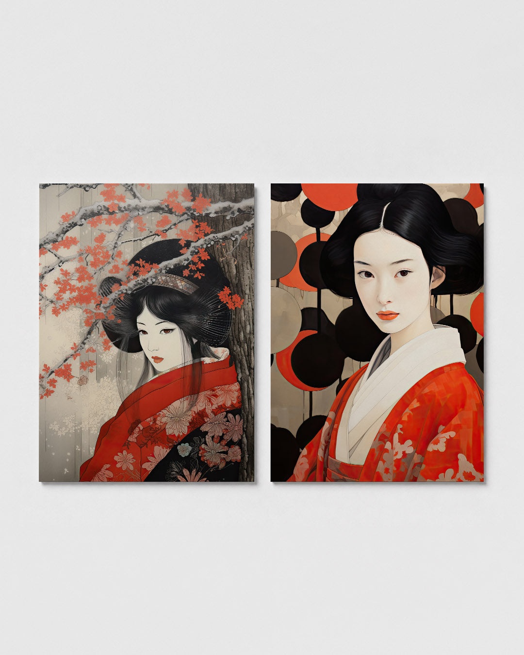 Bloesem en elegantie Posterset