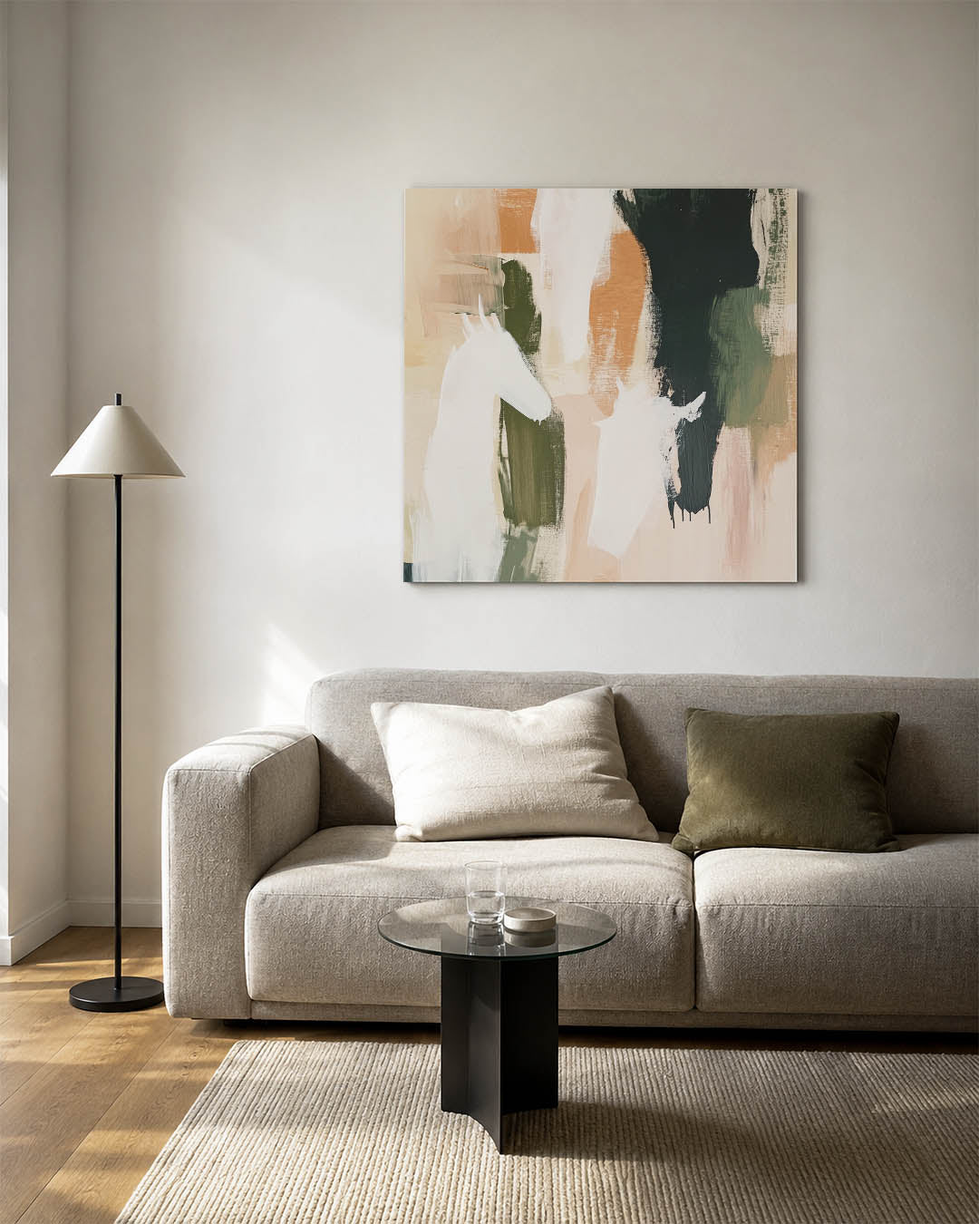 Dynamische vormen Kunstwerk