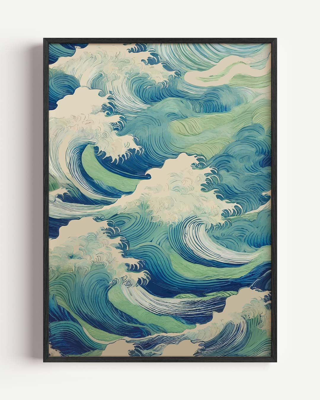 Ocean Waves Wandposter-WallArtistic