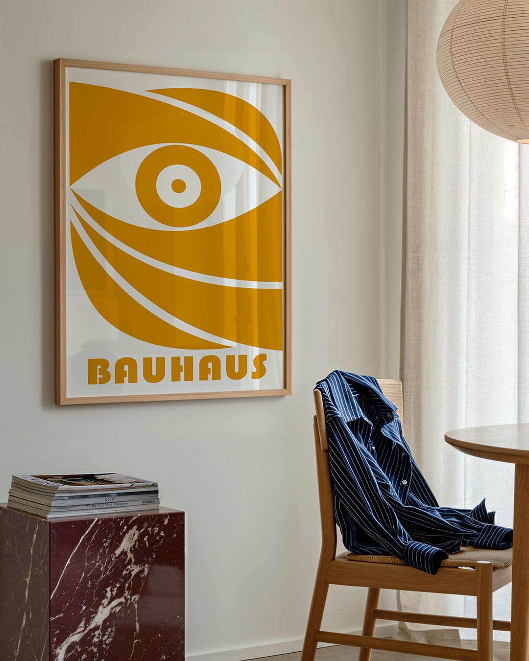 Oog en lijnen Poster