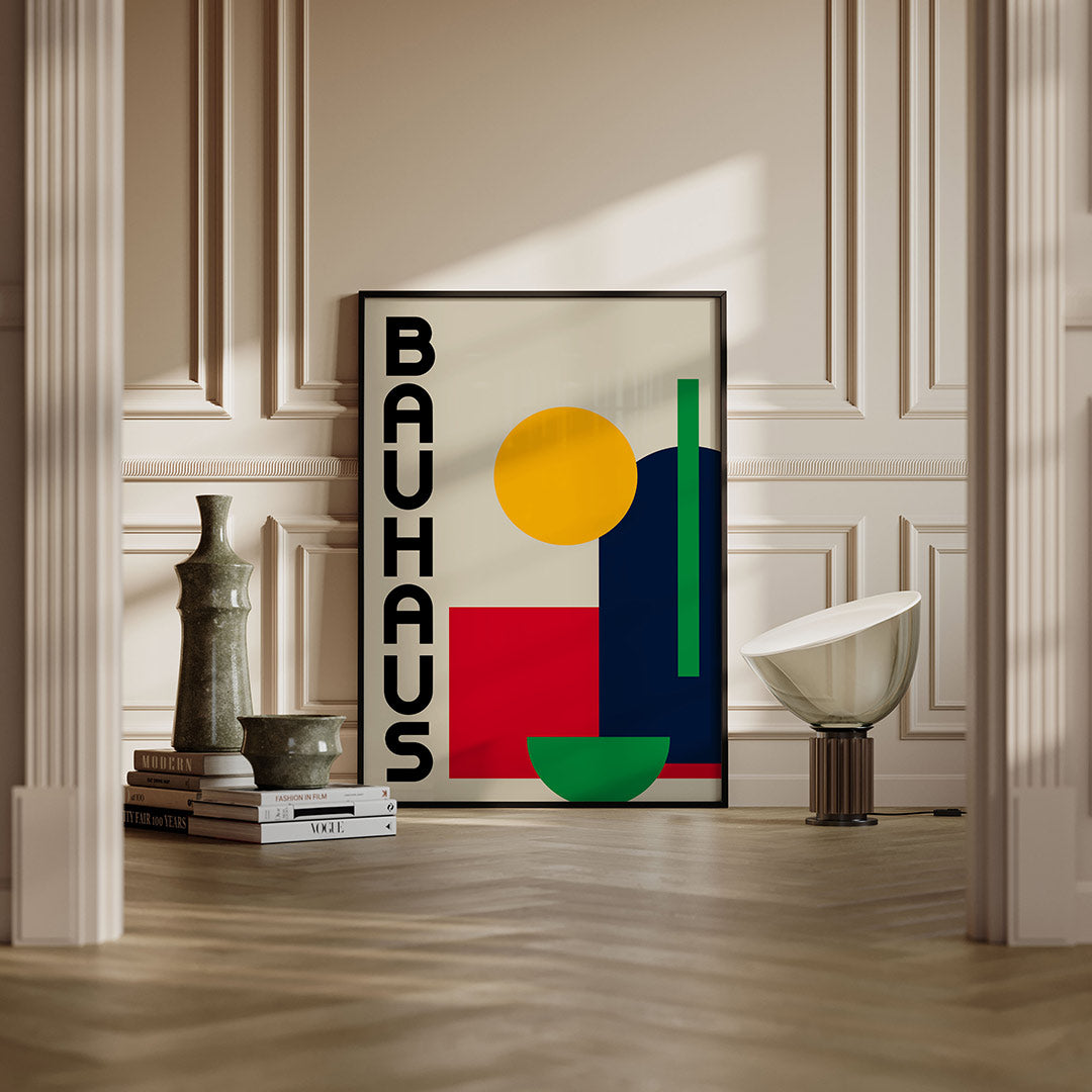 Vormen en vlakkenspel Poster