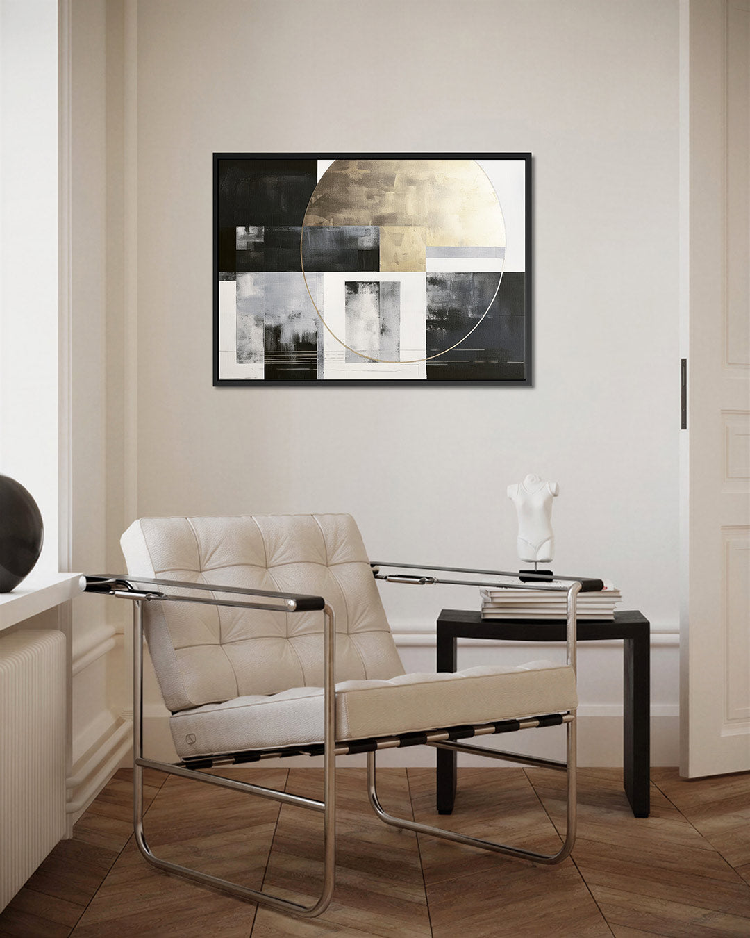 Geometrische cirkel compositie Kunstwerk