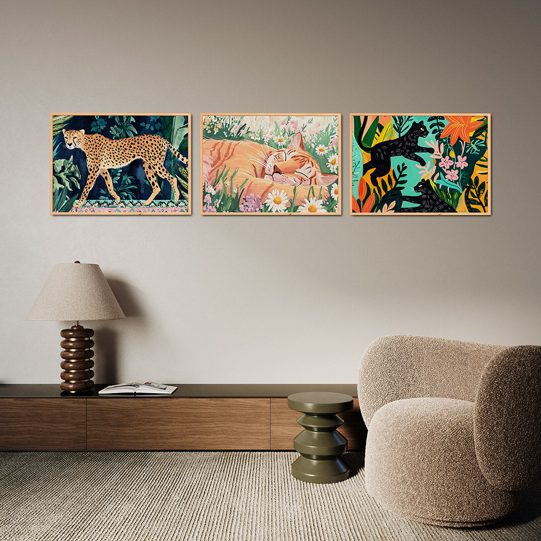 Jungle elegantie Posterset