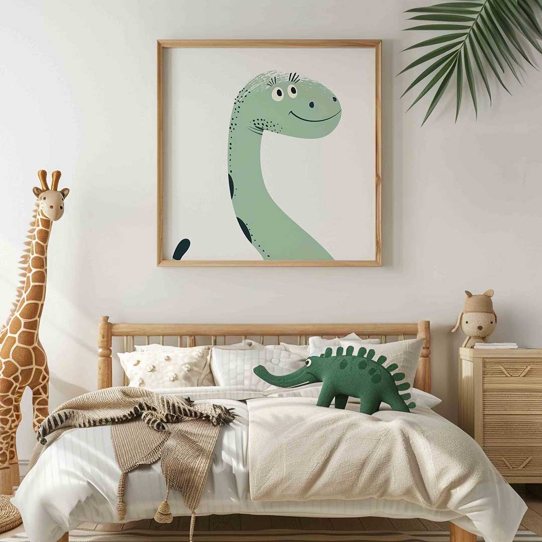 Dinosaurus glimlach Poster
