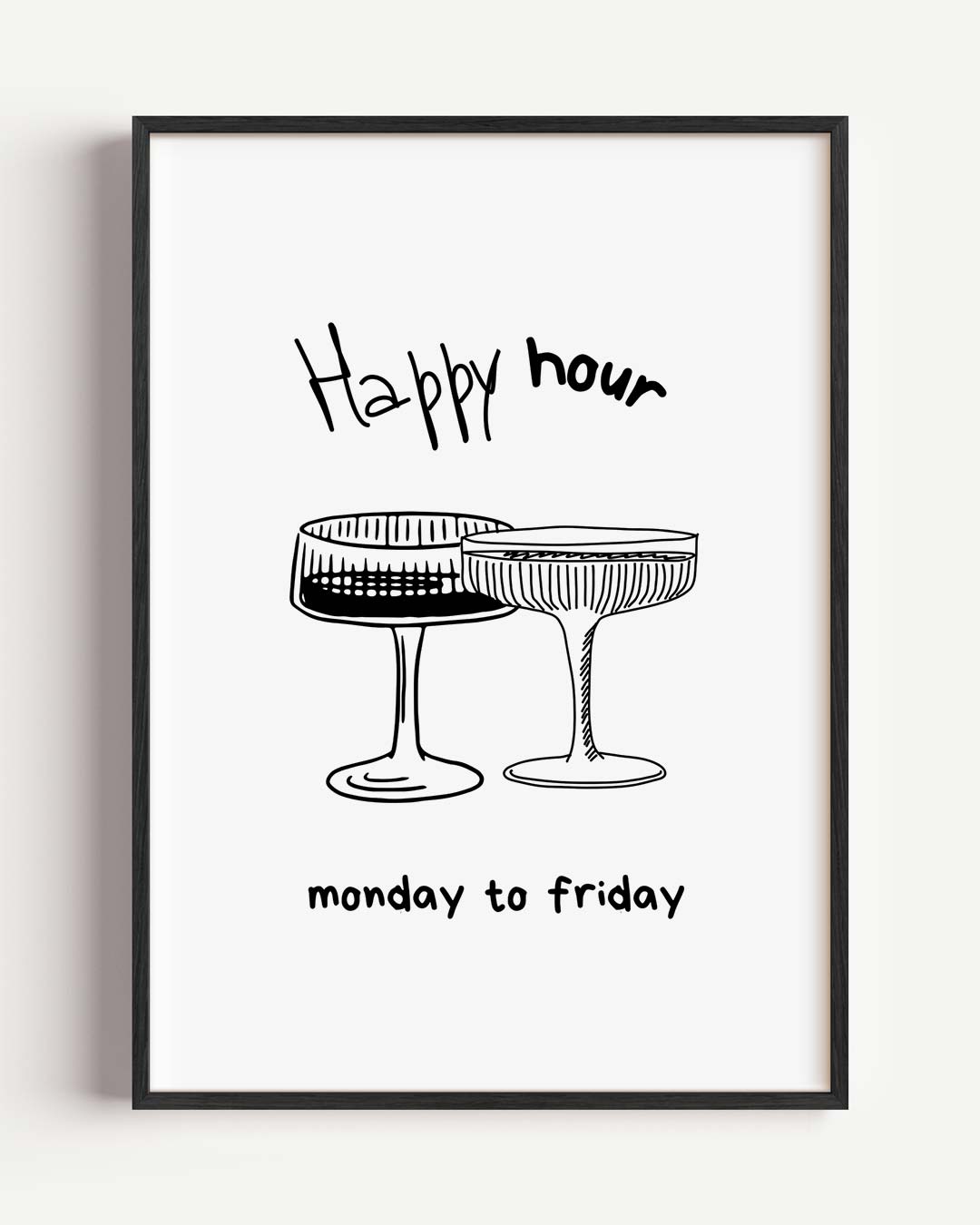 Happy Hour Inspiratieposter-WallArtistic