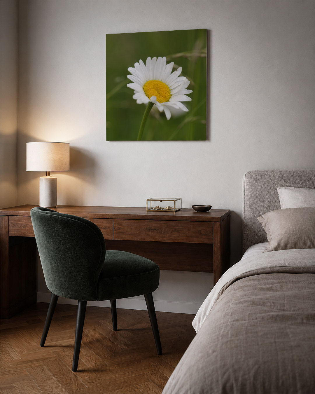 Bloem close up Kunstwerk