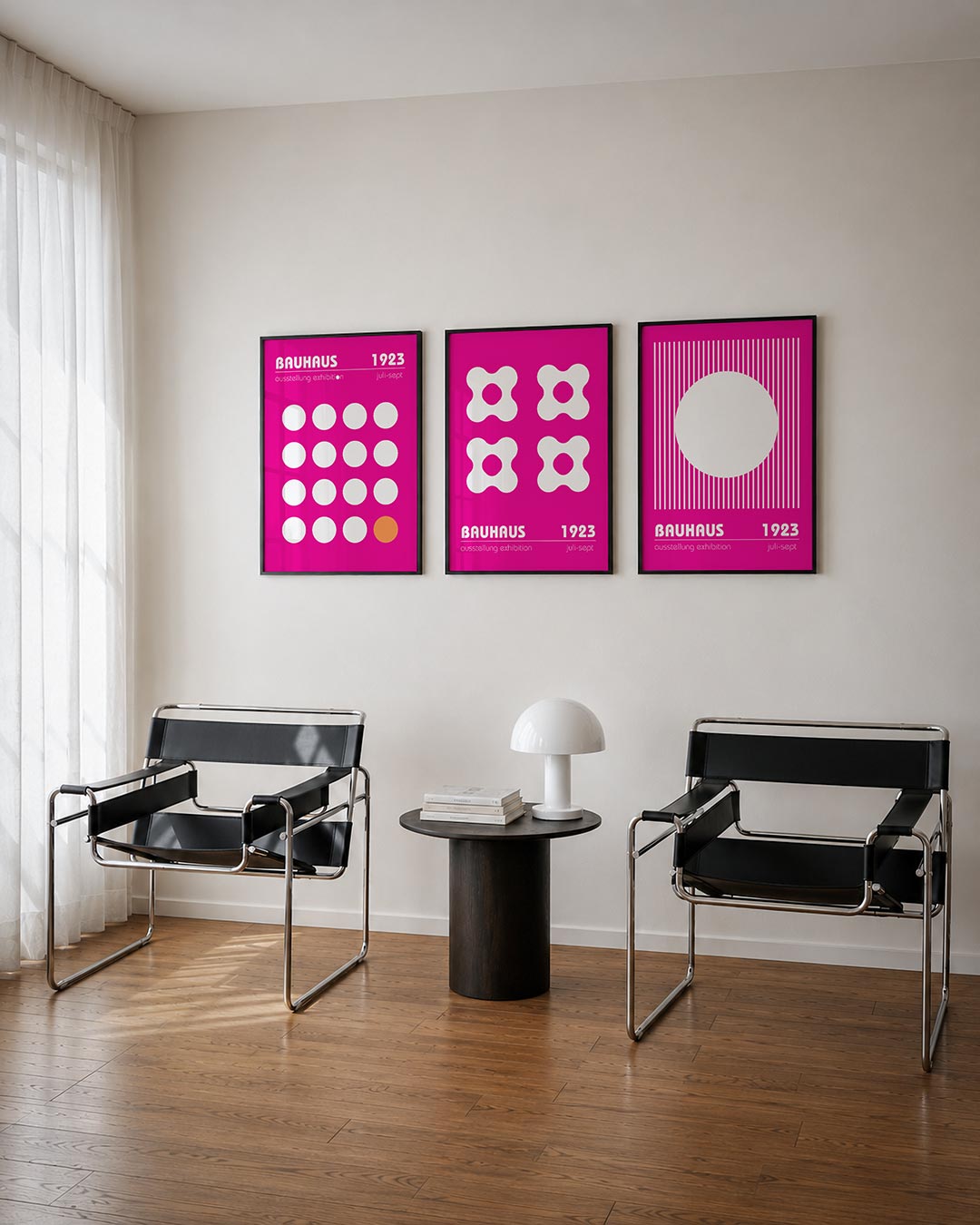 Cirkelpatroon en kleur Posterset