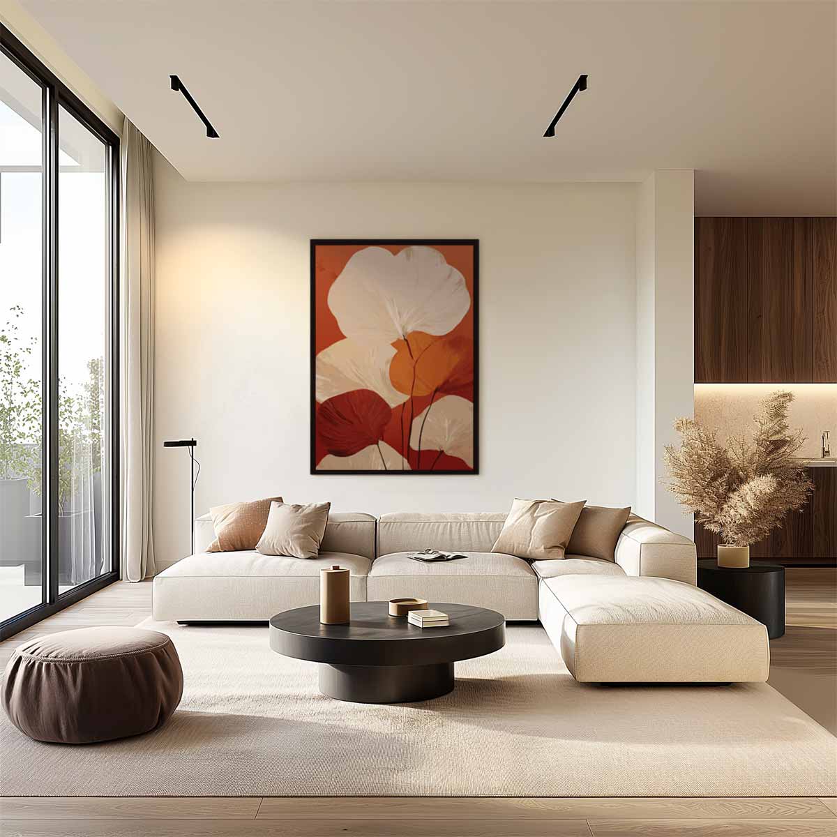 Warmbladige Droom Kunstwerk-canvas-dibond-plexiglas-wanddecoratie-WallArtistic