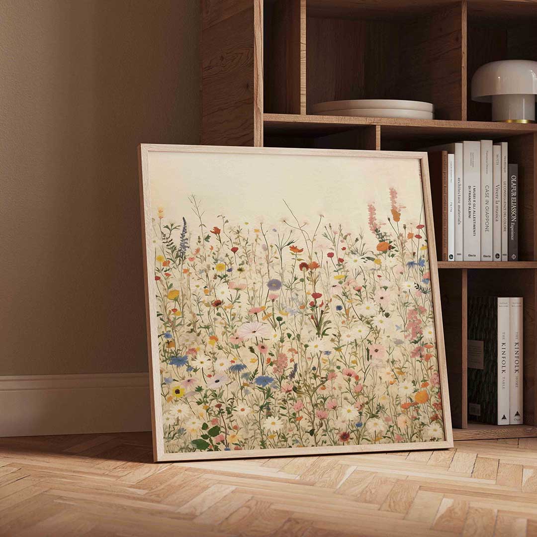 Bloemenveld Poster