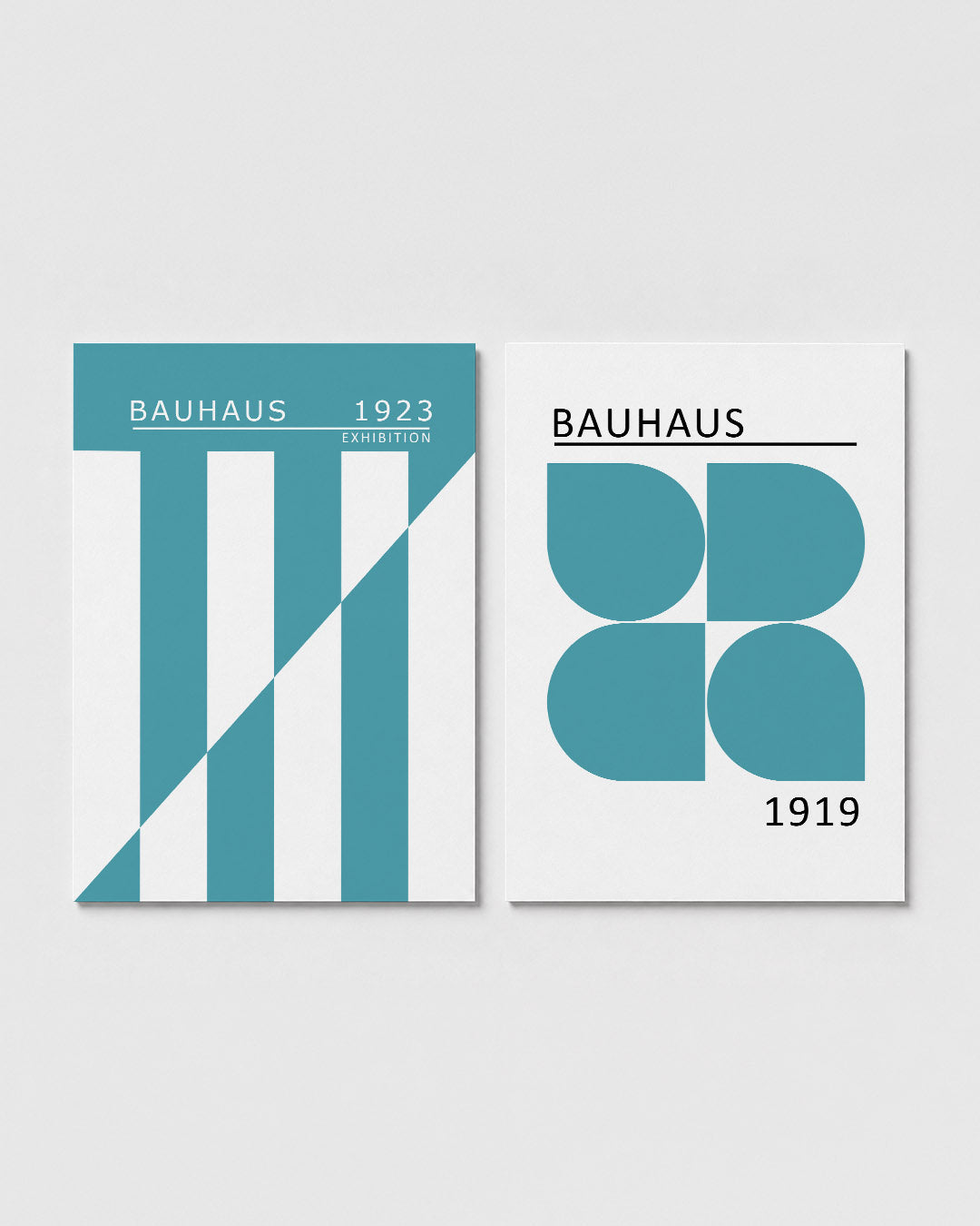 Strakke lijnenspel Posterset