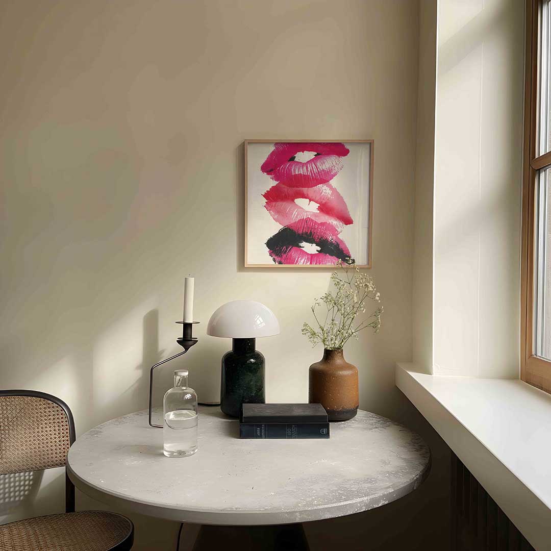 Lippenafdrukken Poster