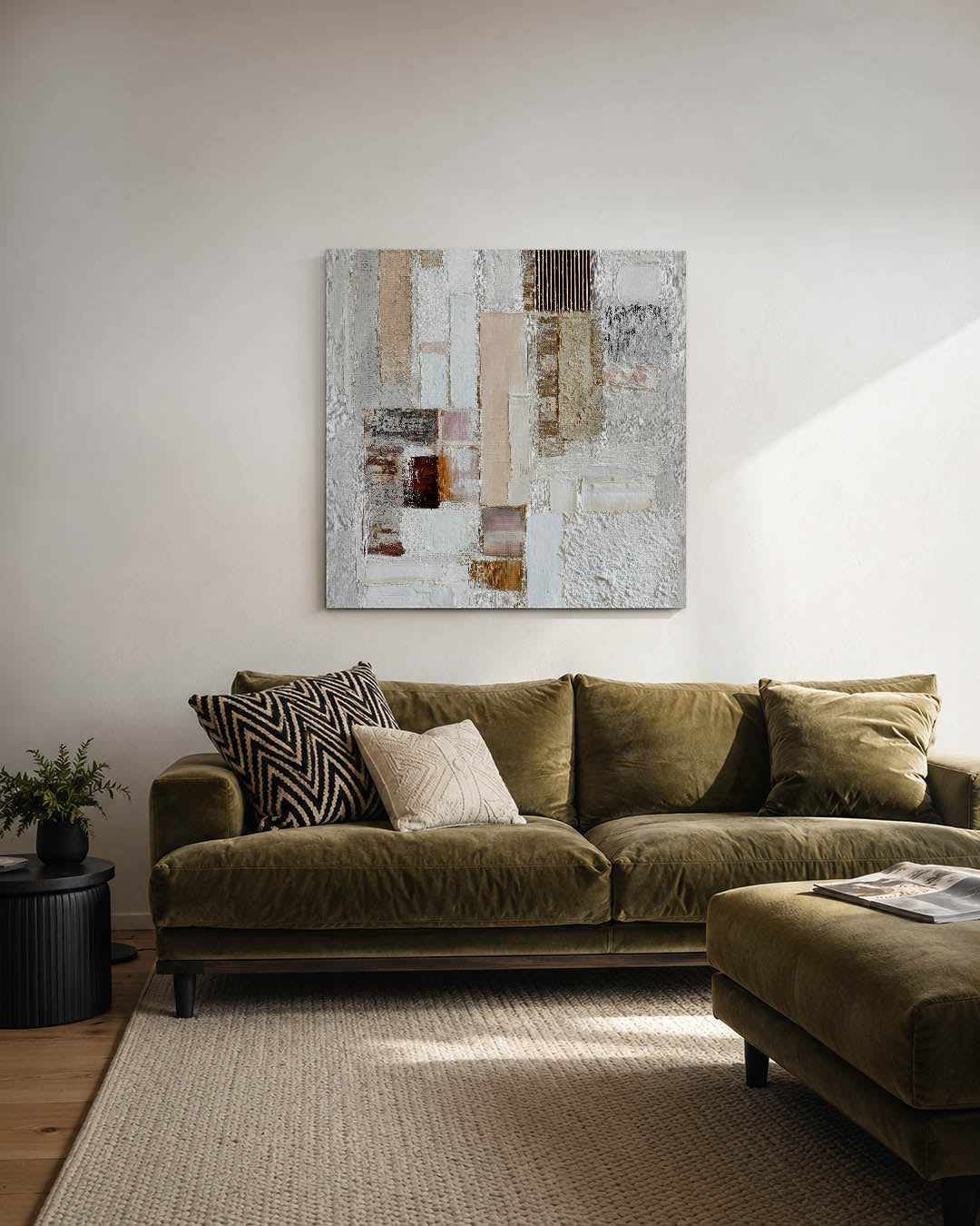 Geometrische texturen Kunstwerk