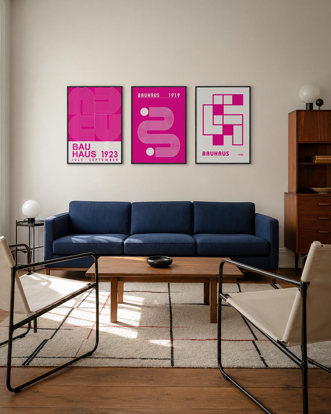 Lijnen en kleurvlakken Posterset