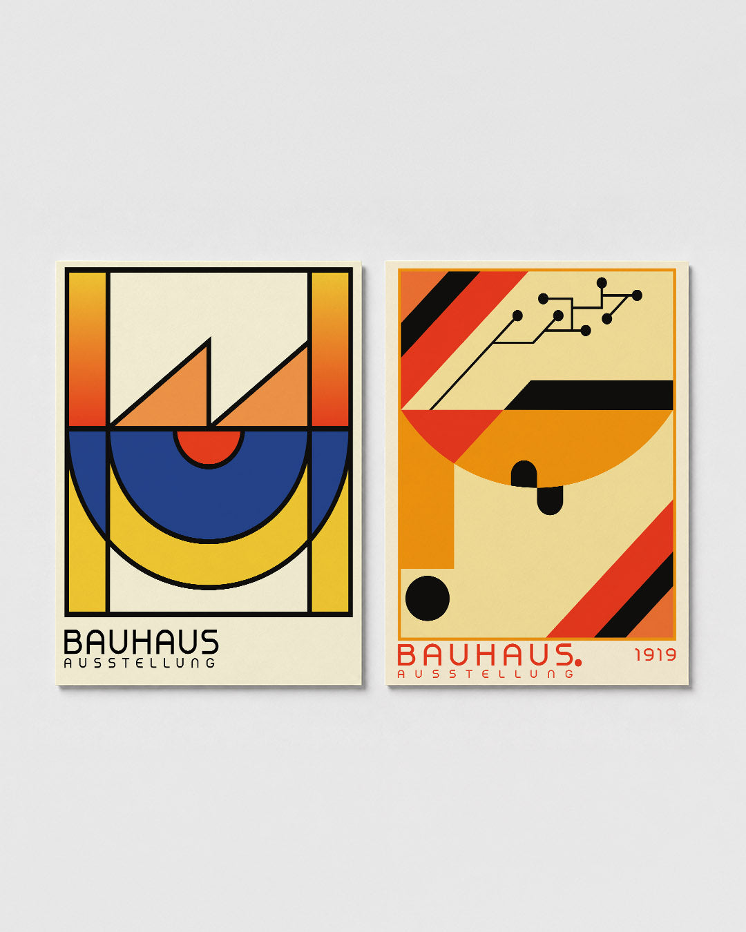 Kleur en lijnenspel Posterset