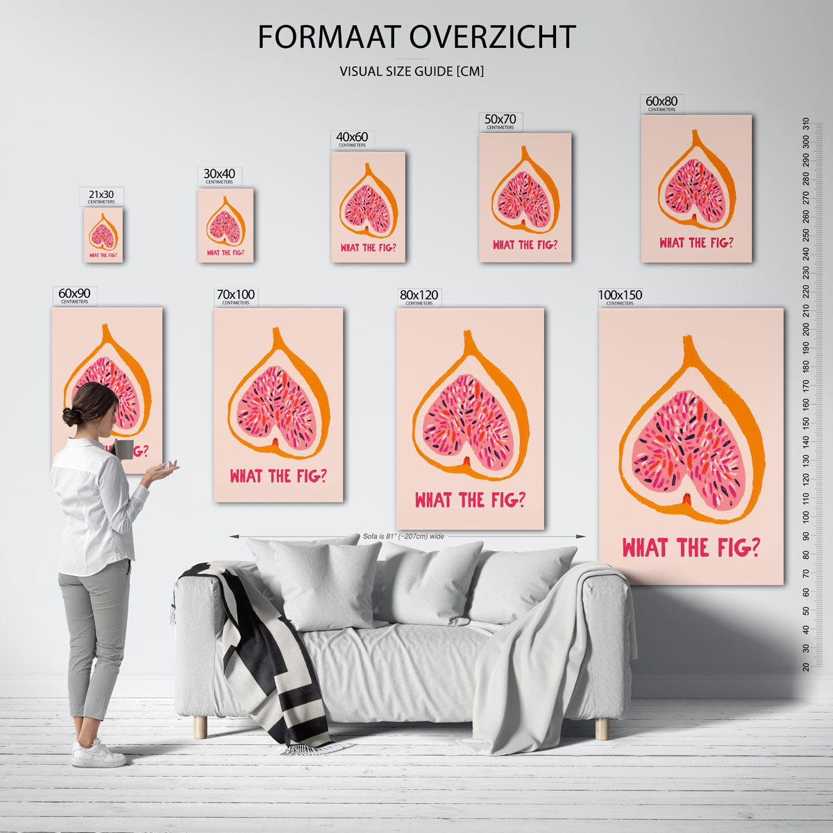 Vijg illustratie Poster