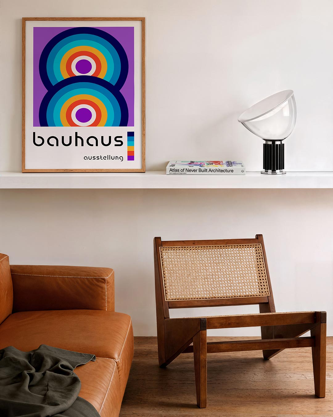 Cirkelpatroon kleuren Poster