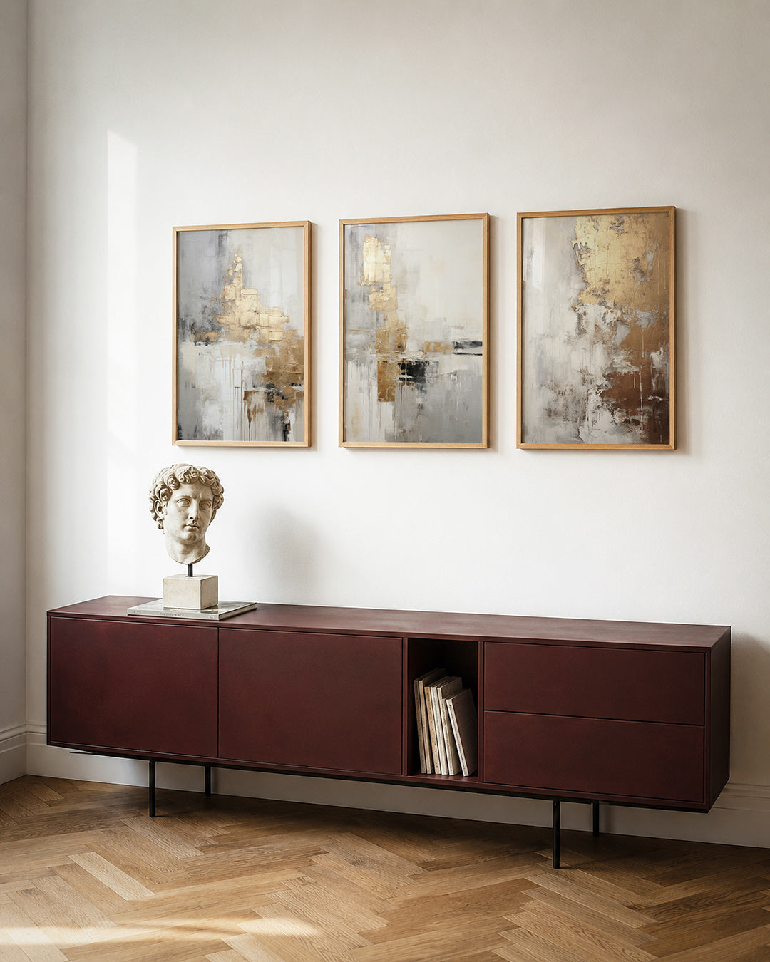 Gouden vloei Posterset