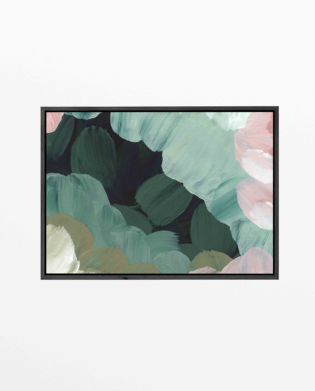 Vloeiende kleurencompositie Kunstwerk