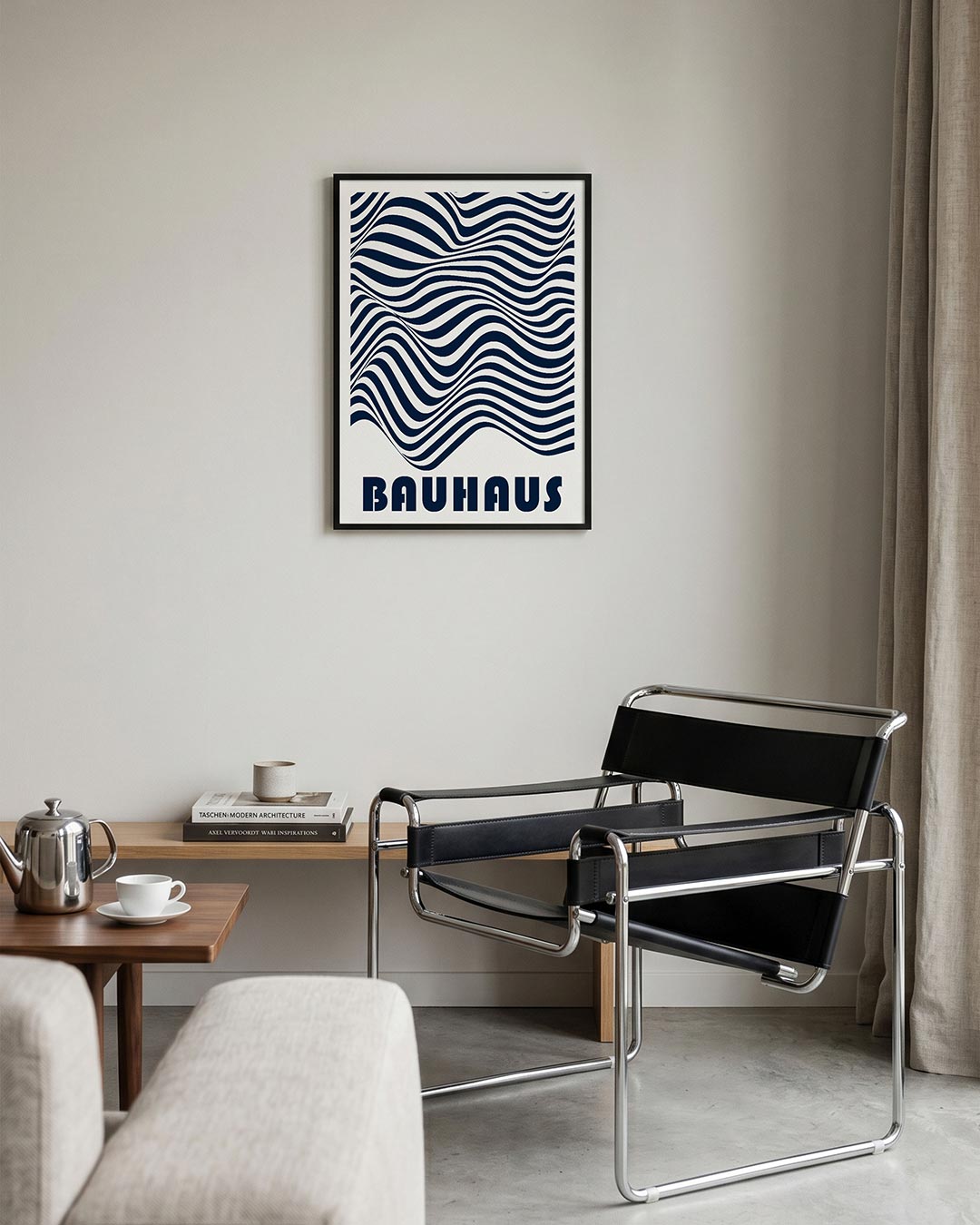 Golvend lijnenspel Poster
