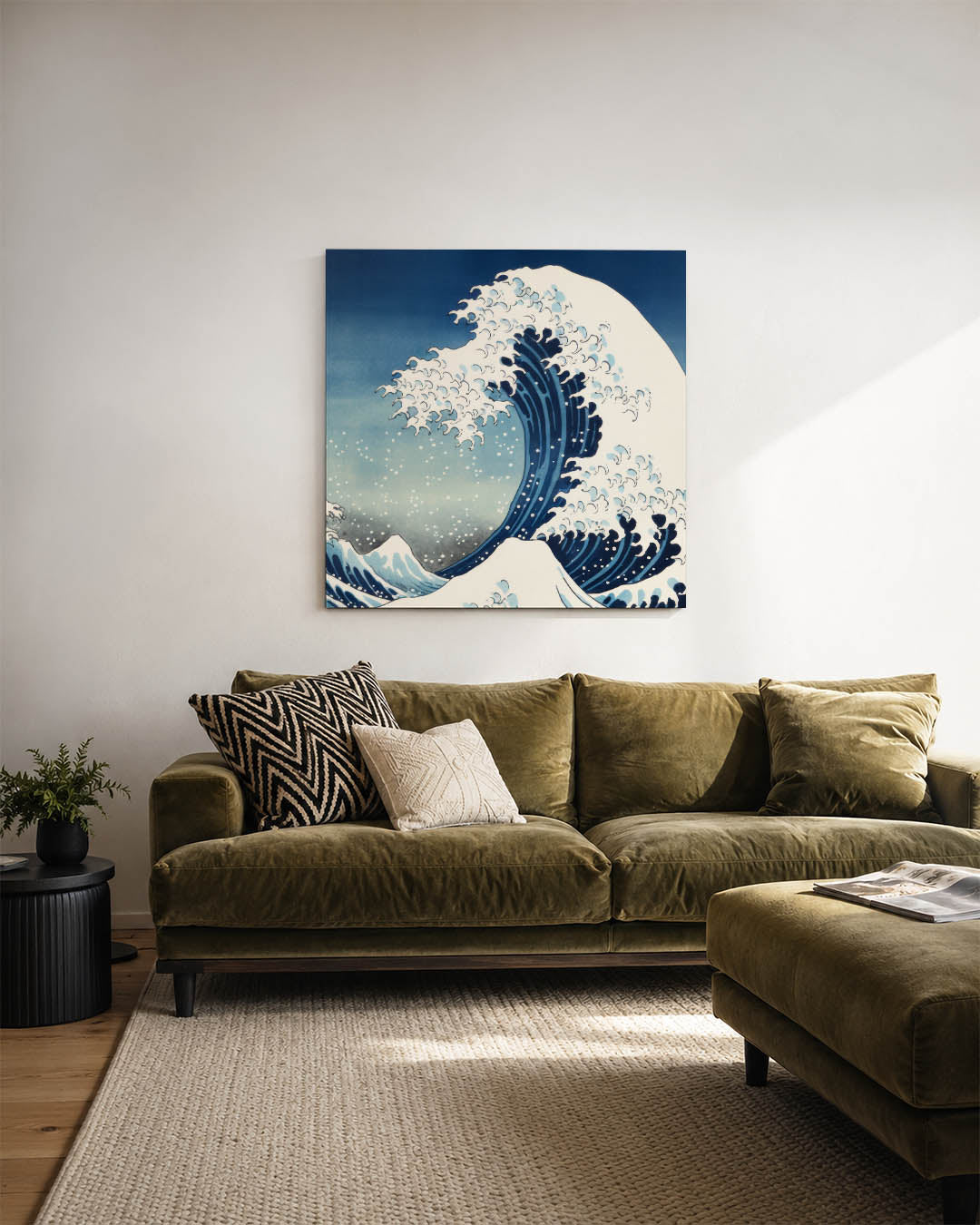 Dynamische golf Kunstwerk