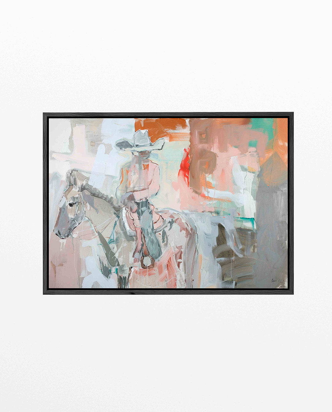 Dromerige ruiter Kunstwerk