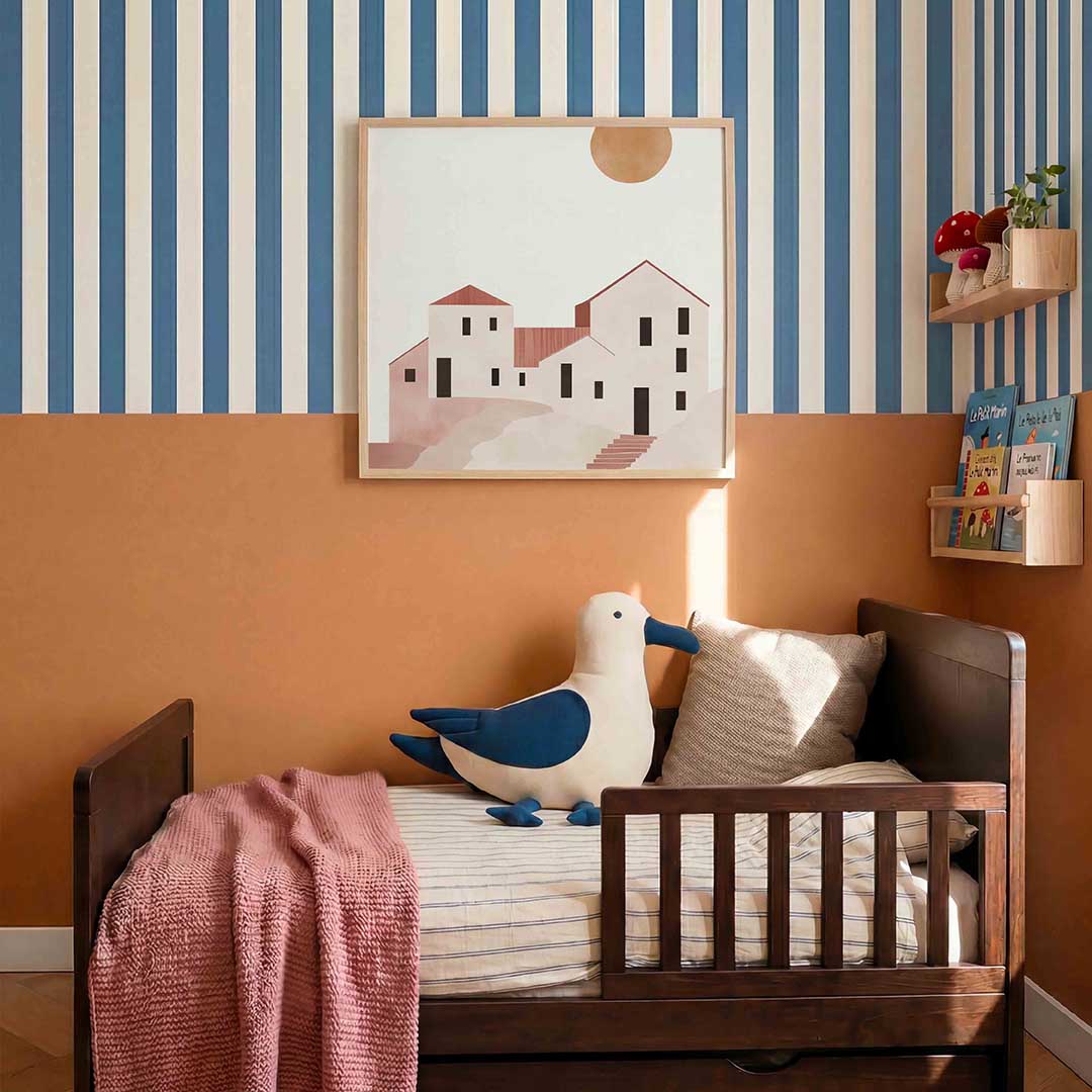 Minimalistische gebouwen Poster