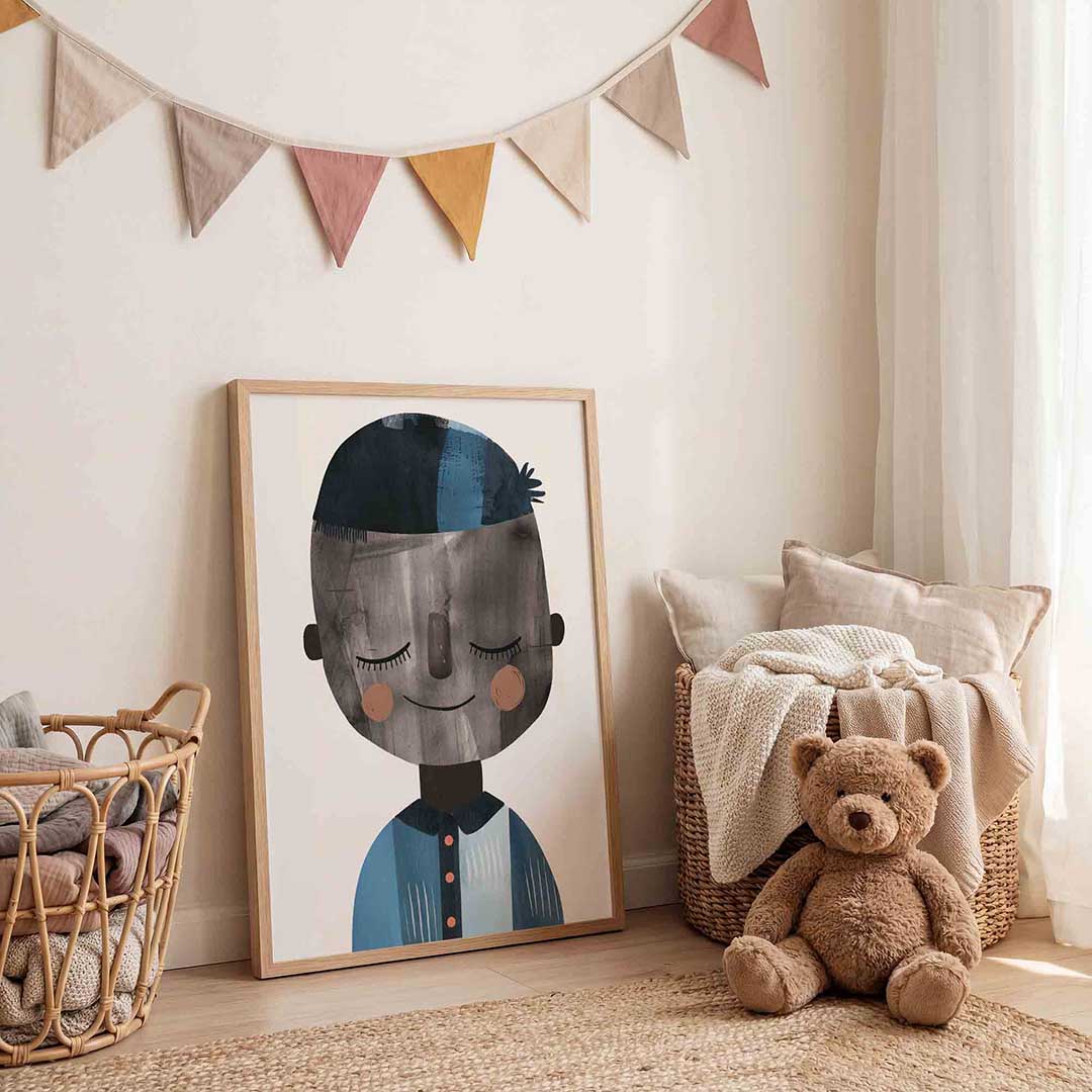 Lachend gezicht Poster