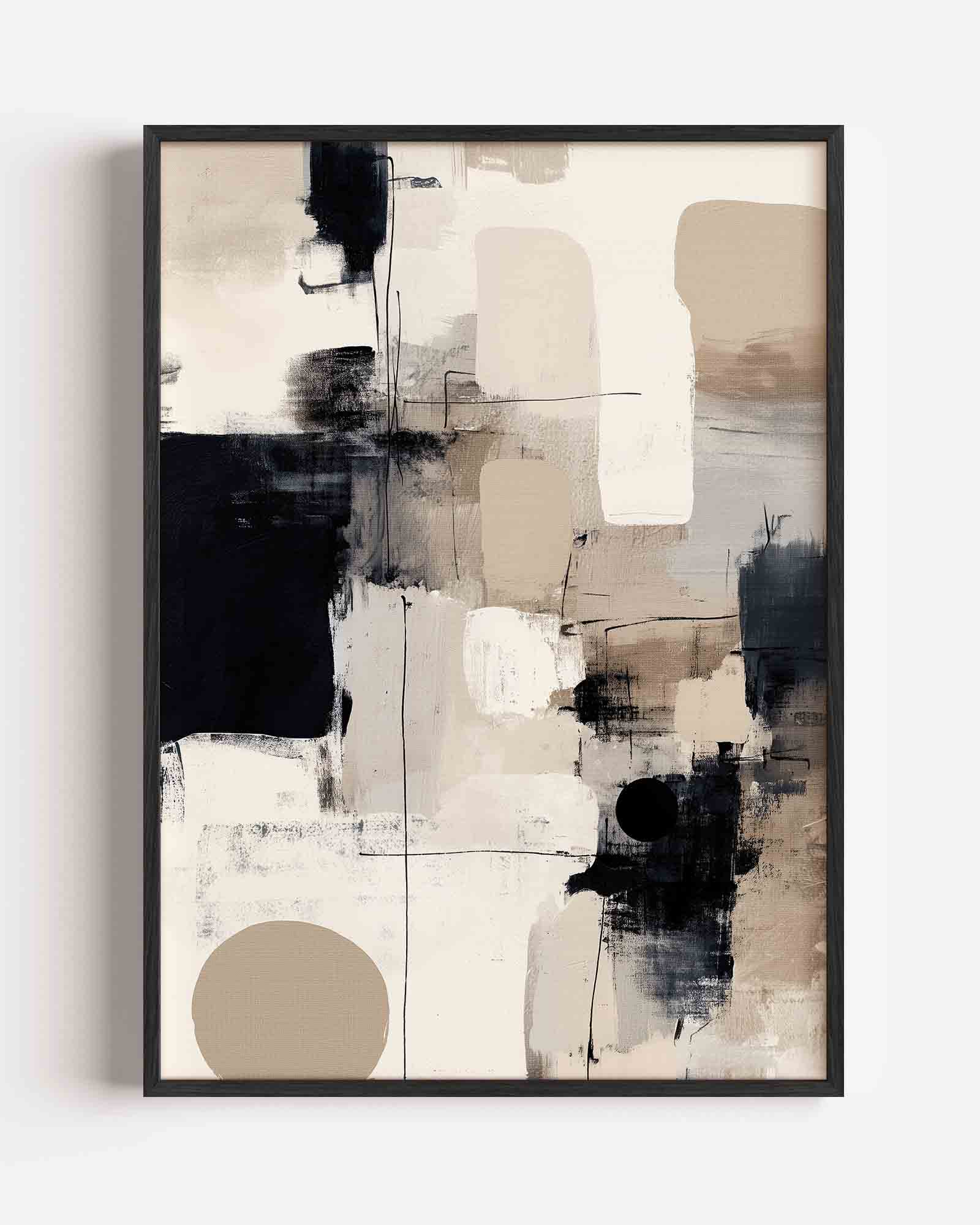 Abstracte vormen Poster