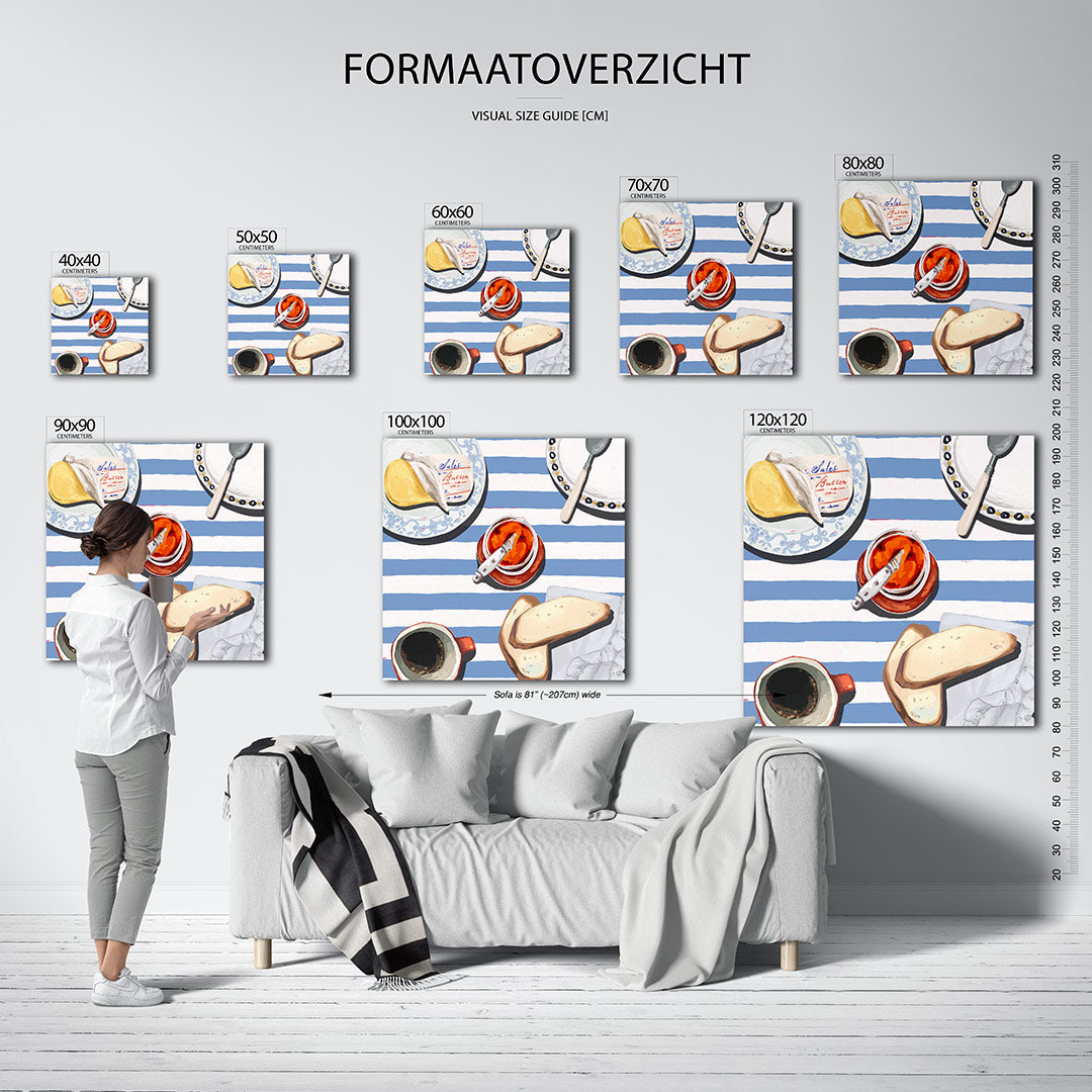 Ontbijt compositie Kunstwerk