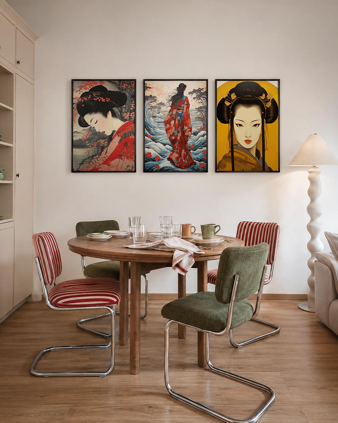 Bloesem en stille schoonheid Posterset