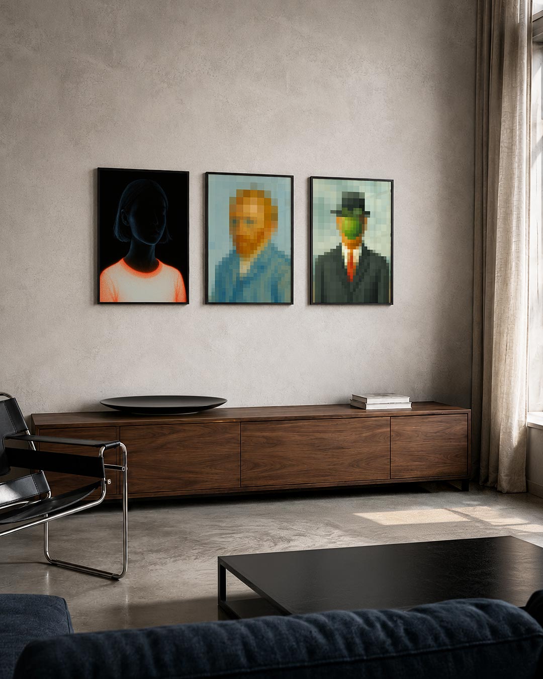 Licht en schaduw Posterset