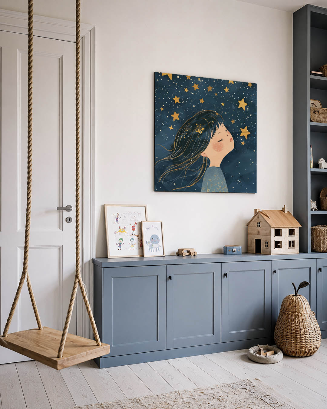 Dromerige sterrenhemel Kunstwerk