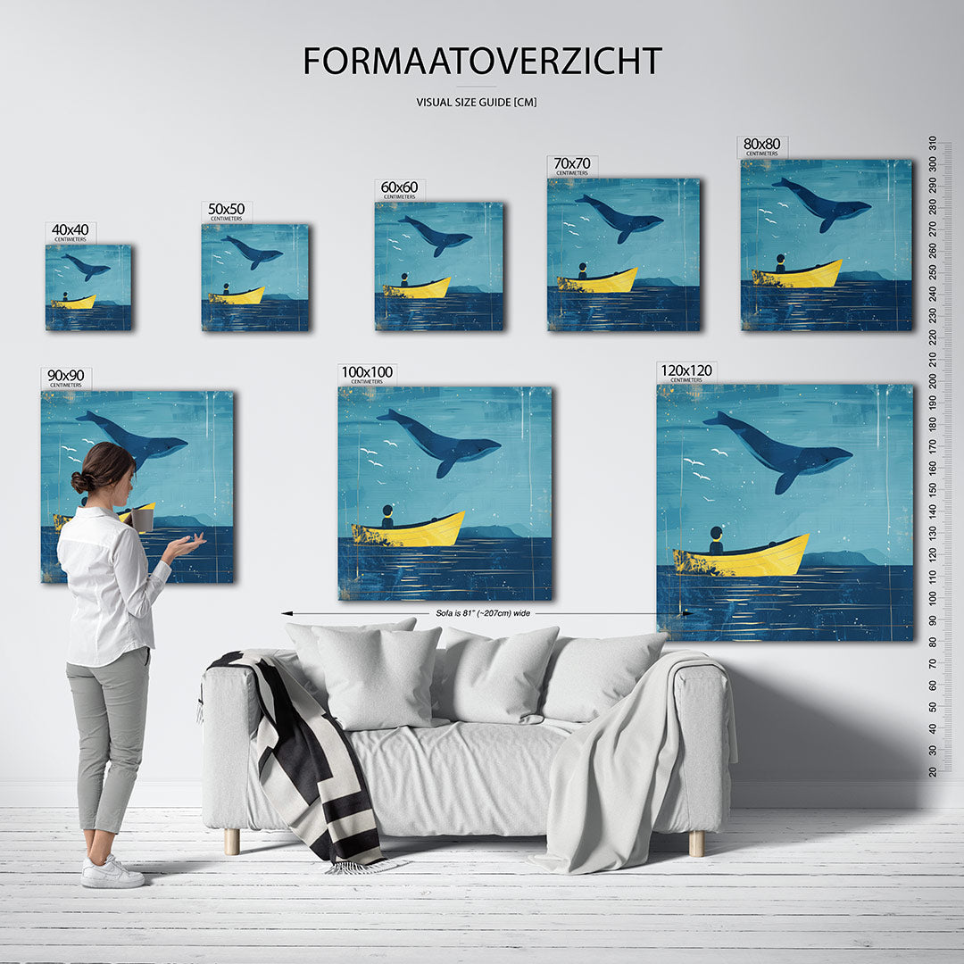 Dromerige zeevaart Kunstwerk